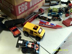 box of vintage tonka and vintage ma...