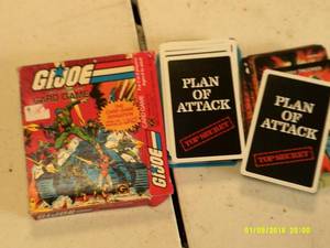 vintage gi-joe card game from 1982...