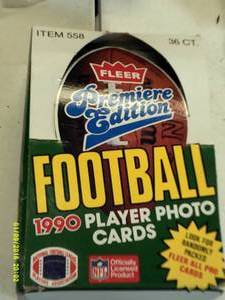 24 fleer premiiere edition football...