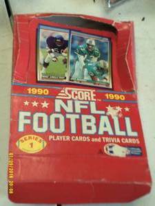 15 packs of unopened 1990 zfl footb...