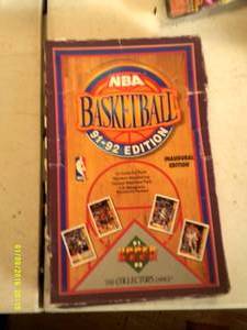 1991-1992 upper deck basketball car...