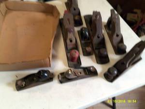 8 vintage hand planers ...