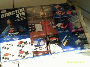 vintage erector 375 motorized const...