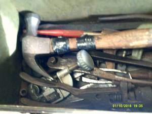 tool box with vintage tools ...