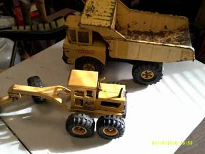 vintage tonka road grader and tonka...