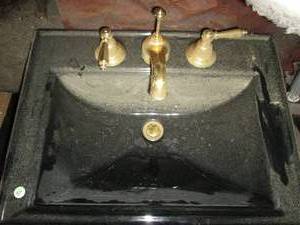 Pedestal and drop in sink