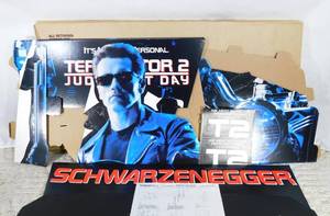lot 5 image: New Vintage 1993 Terminator 2 Judgement Day Promotional Standee Display