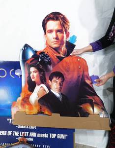 lot 17 image: New Vintage 1991 Disney The Rocketeer Promotional Standee Display