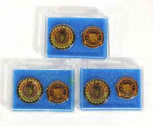 lot 8 image: Lot of 3 New Vintage City of Gotham and Gotham City SWAT Team Police Pin Sets