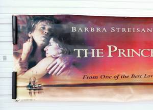 lot 57 image: Vintage 1991 The Prince of Tides Movie Theater Banner