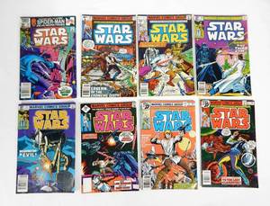 lot 30 image: Lot of 8 Vintage Star Wars Comic Books