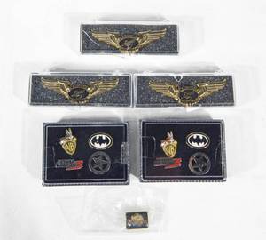 lot 66 image: Lot of Assorted Batman, Unforgiven, Warner Brothers, Lethal Weapon 3 and MCA pinbacks
