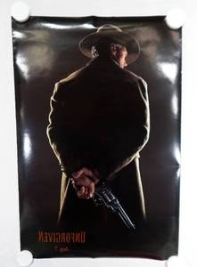 lot 11 image: Vintage 1992 Unforgiven Two Sided Original Advance Movie Poster