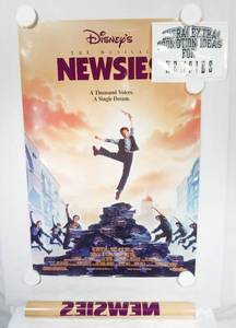 lot 70 image: Set of 2 Vintage 1992 Newsies Two Sided Original Movie Posters With Promotional Insert