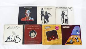 lot 86 image: Lot of 7 Assorted Vintage 1970s Rock Record Albums