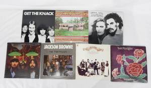 lot 87 image: Lot of 7 Assorted Vintage 1970s Rock Record Albums