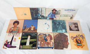lot 89 image: Lot of 14 Vintage 1970s and 1980s Pop, Contemporary Music and Exercise Records