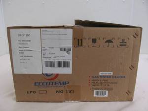 lot 25 image: Eco temp gas water heater