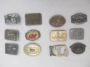 lot 30 image: belt buckles
