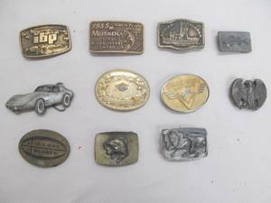 lot 31 image: belt buckles