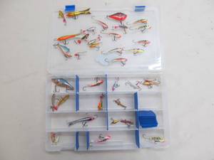 lot 56 image: tackle organizer ,Rapala lures