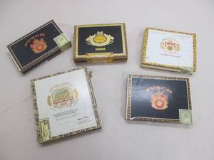 lot 137 image: vintage cigar boxes