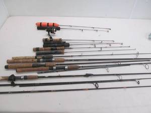 lot 217 image: Ice jig sticks, rods