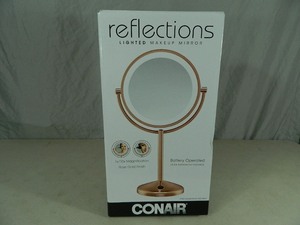 Conair Reflections Lighted Rose Gold Makeup Mirror