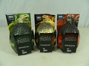3 New Game of Thrones Black Series Mega Construx