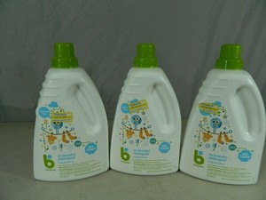 3 New Bottles of Laundry Detergent