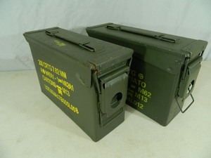 Pair of 30 Cal. US Military Ammo Cans
