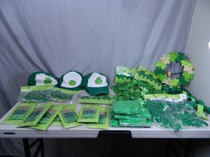 Large Assortment of New St Pattys Day Items
