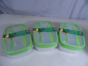 3 New Frigidaire Food Sets