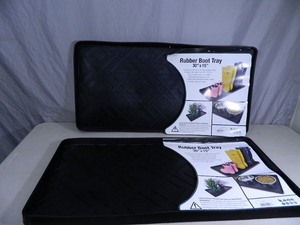 2 New Heavy Rubber Boot Trays