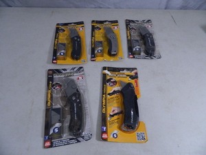 5 New Utility Knives and 20 Extra Blades