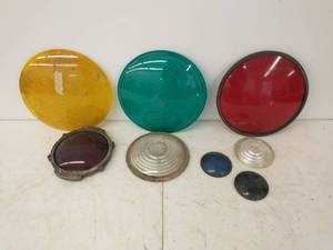 lot 4 image: Collection of Glass Train Lenses