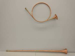 lot 88 image: Two Copper Horns