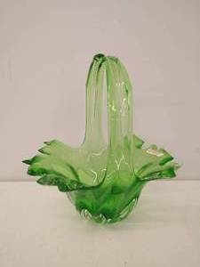 lot 106 image: Murano Glass Basket