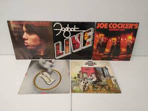 lot 63 image: Five Misc. Rock Records