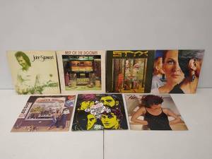 lot 71 image: Seven Misc. Rock Records