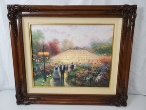 lot 4 image: Thomas Kinkade The Garden Party 16x20 Framed Canvas - Limited Edition - Sold Out