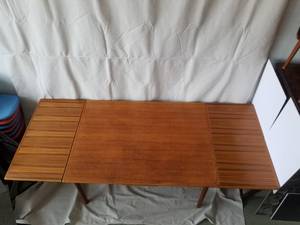Teak Dining Table with Leaves