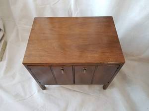 Mid Century Walnut Side Cabinet