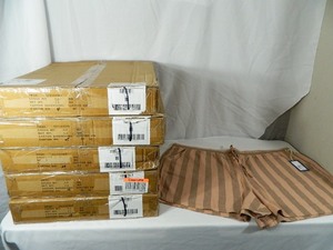 30 New Pair of Womens Blush Striped Pull on Shorts