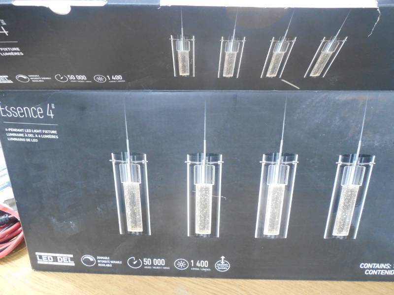 Essence 27-Watt Chrome Integrated LED Pendant