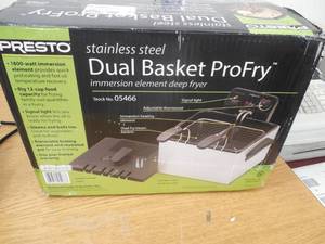 Presto ProFry 12-Cup Dual-Basket Deep Fryer