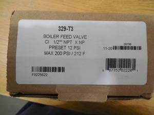 12 in. Feed Valve by Taco Comfort Solutions