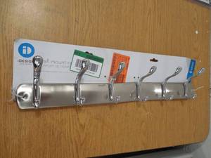 Richelieu Hardware12-58 in. (320 mm) Matte Nickel Utility Hook Rack