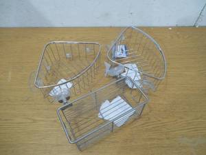 (3) Wire shelving racks