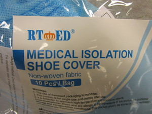 MEDICAL ISOLATION SHOE COVERS - BULK CASES